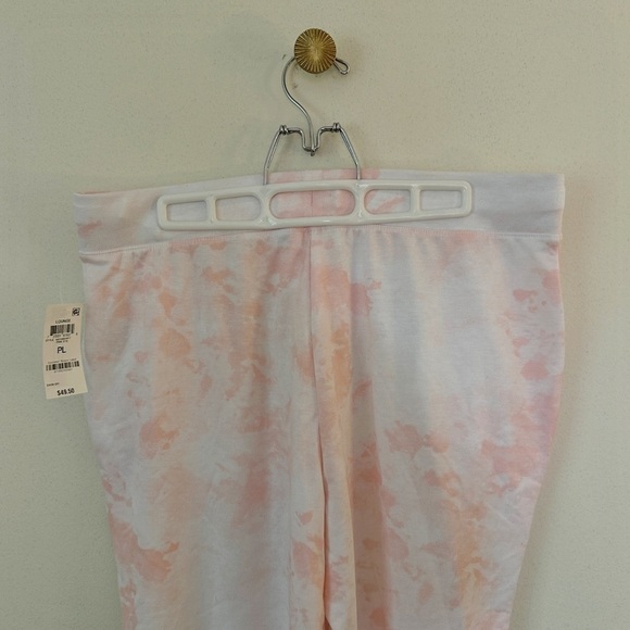 NWT style & co. Petite coral tie dye woman’s jogger terry sweatpants size LP - Picture 5 of 7